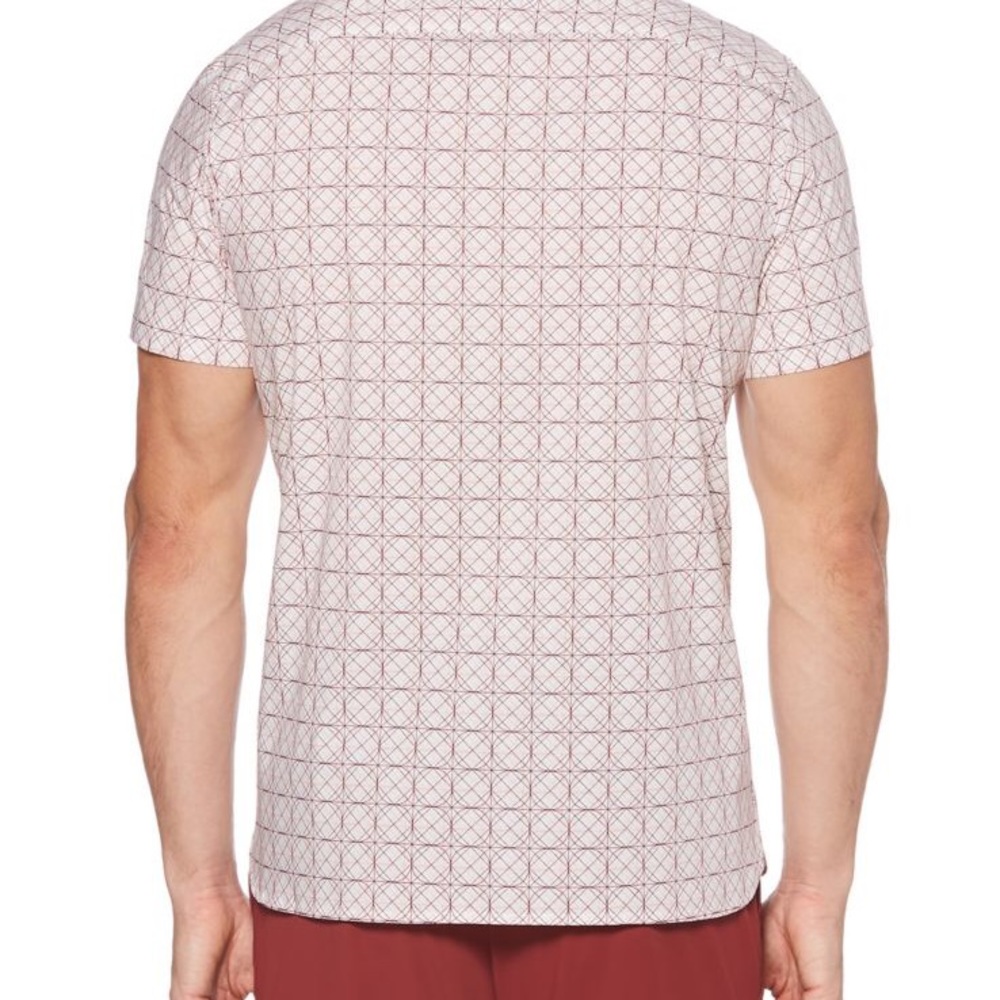 Perry Ellis Geometric Print Button Down - Picture 2 of 5